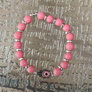 Beaded evil eye bracelet